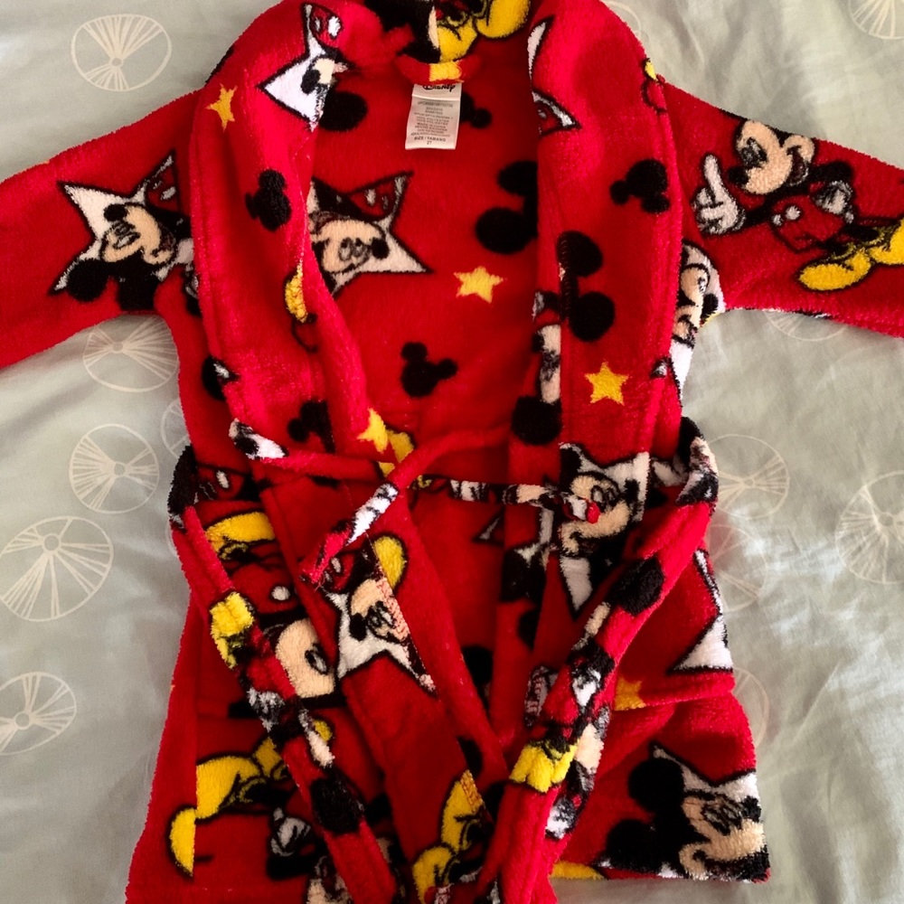 Disney Mickey Robe 2T - Picture 4 of 4